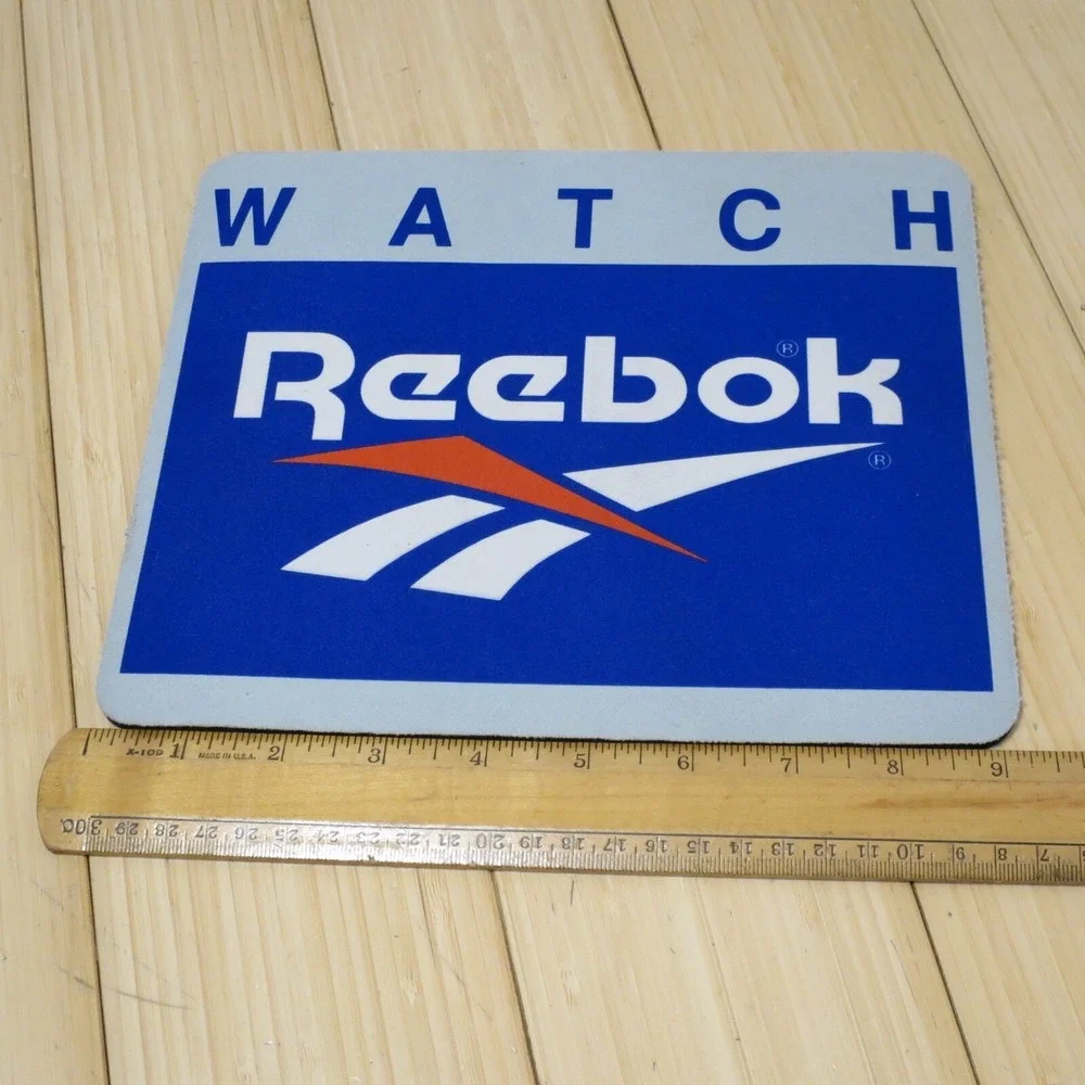 Vintage Retro Reebok WATCH Mouse Pad 9‎ in. x 8 in.